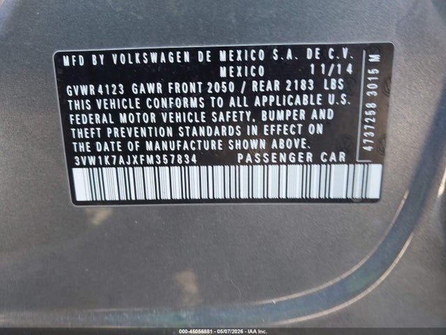 Volkswagen Jetta 2.0l S