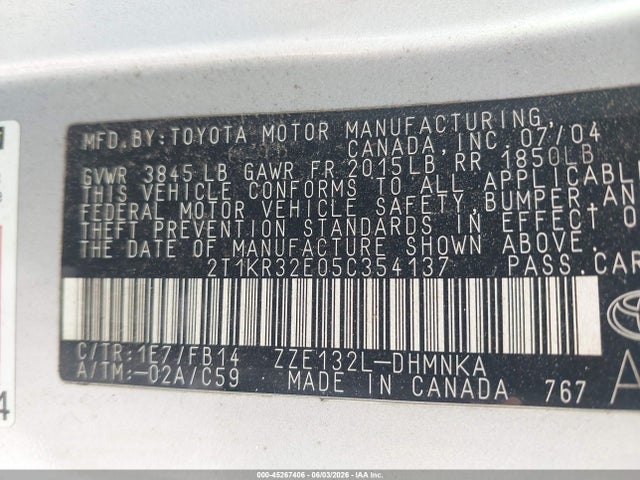 Toyota Matrix Xr