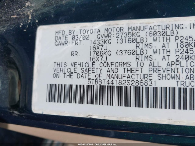 Toyota Tundra Sr5 V8