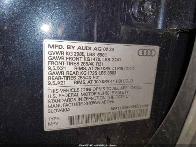Audi Q7 Premium Plus 55 Tfsi Quattro Tiptronic
