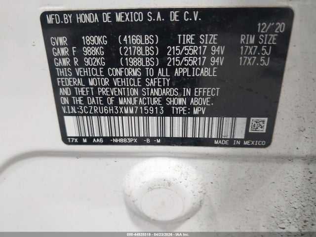 Honda HR-V Awd Lx