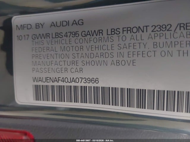 Audi A4 2.0t Premium