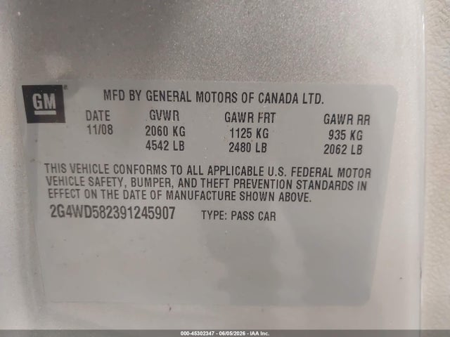 Buick LaCrosse Cxl