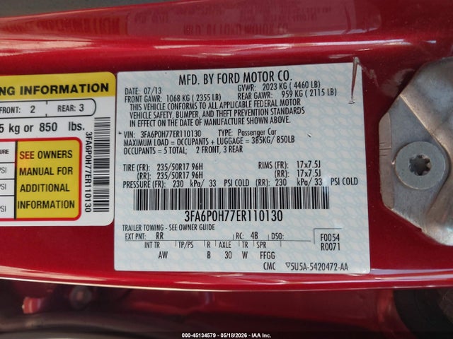 Ford Fusion Se
