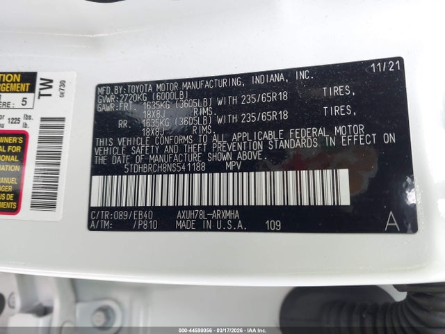 Toyota Highlander Hybrid Xle