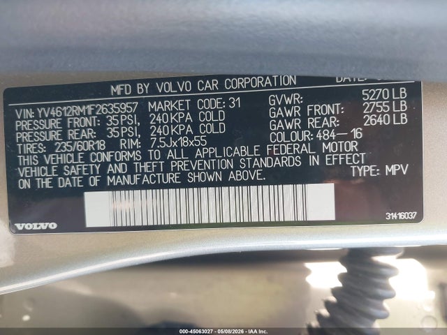 Volvo XC60 T5 Platinum
