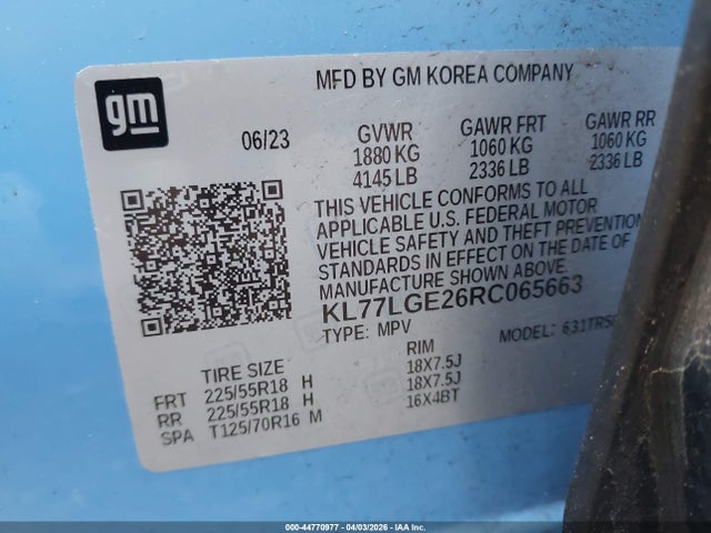 Chevrolet Trax Fwd 1rs