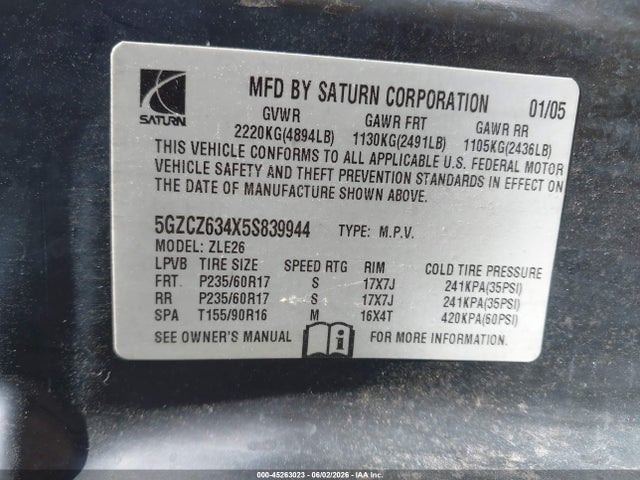 Saturn Vue V6