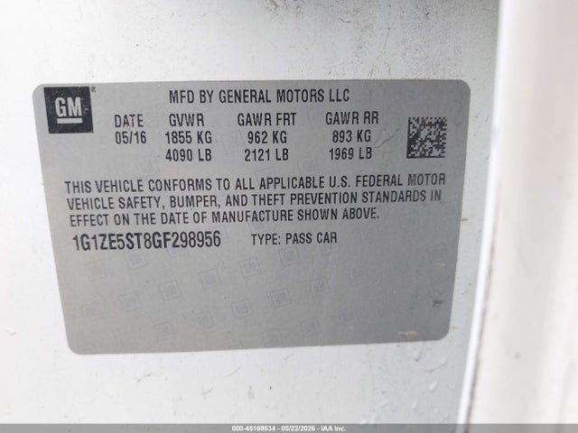 Chevrolet Malibu 1lt