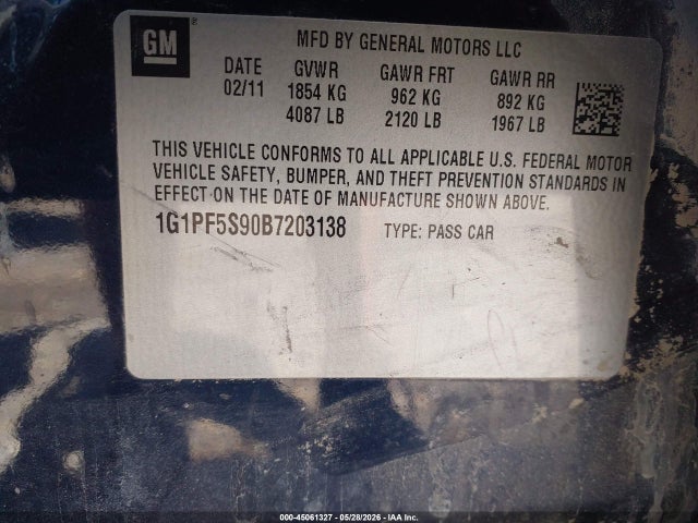 Chevrolet Cruze 1lt