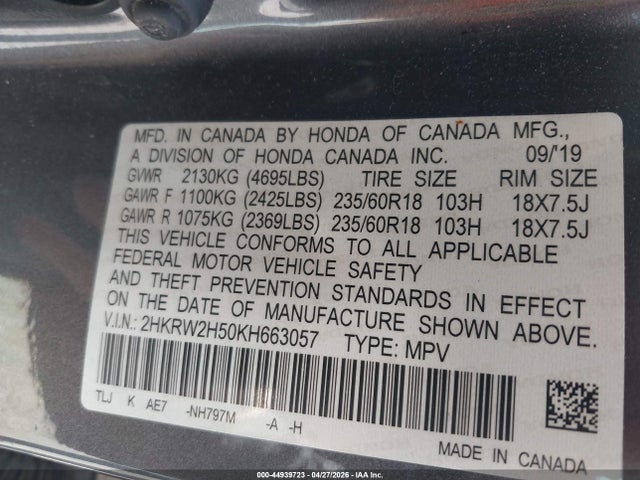 Honda CR-V Ex