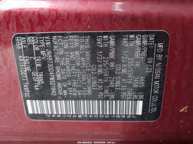 Nissan Rogue Platinum Intelligent Awd