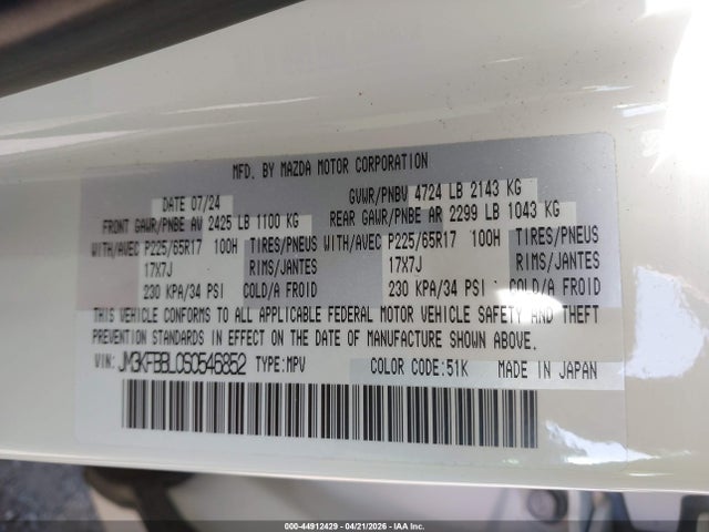 Mazda Cx 2.5 S Select