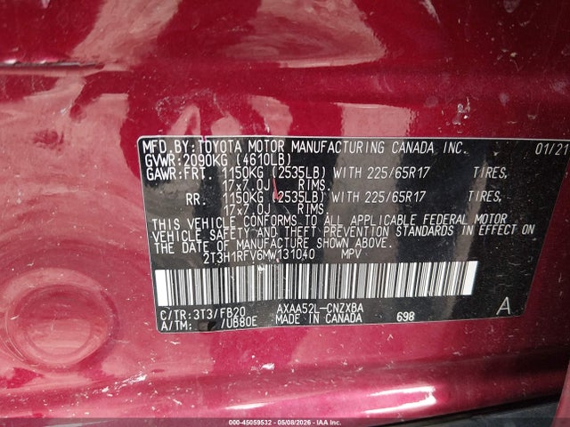 Toyota RAV4 Le
