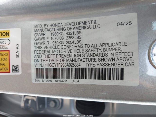 Honda Accord Lx