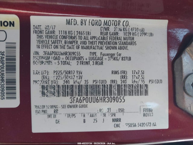 Ford Fusion S
