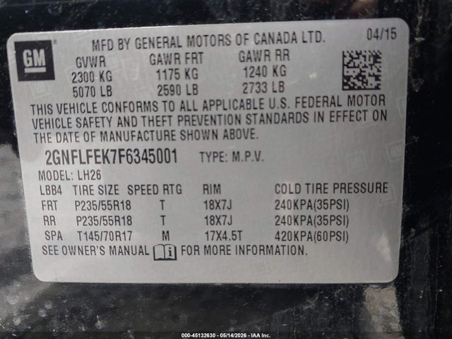 Chevrolet Equinox 1lt