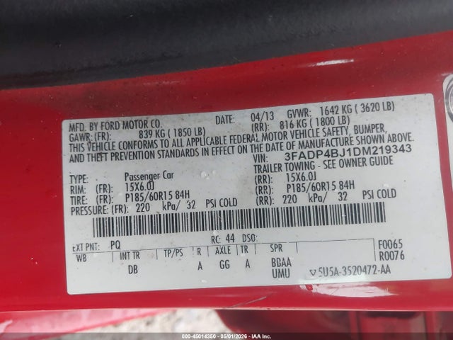Ford Fiesta Se