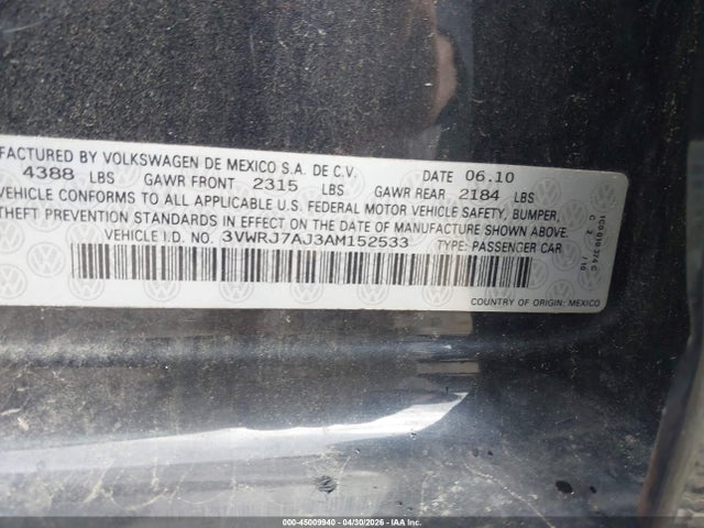 Volkswagen Jetta Wolfsburg Edition