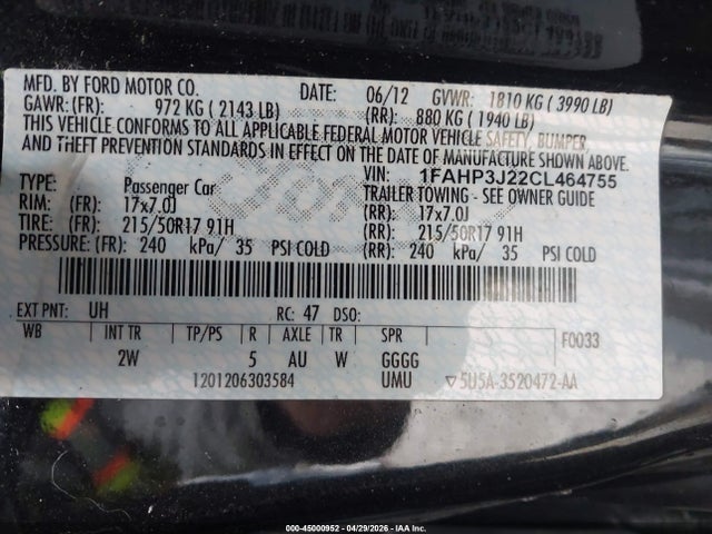 Ford Focus Titanium