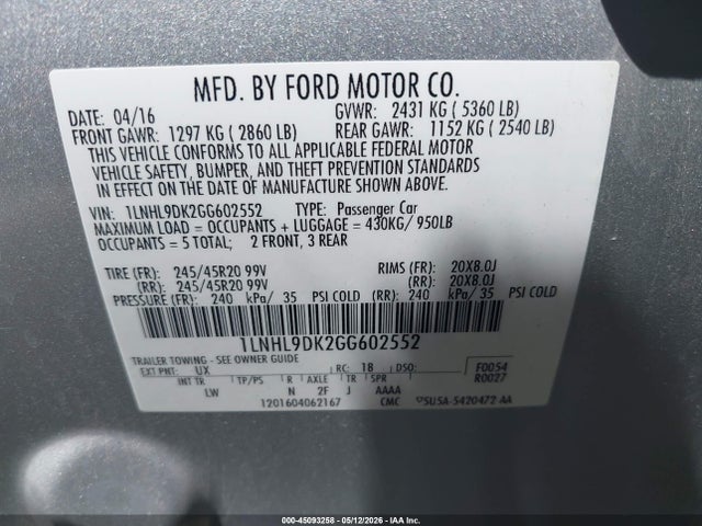 Lincoln MKS