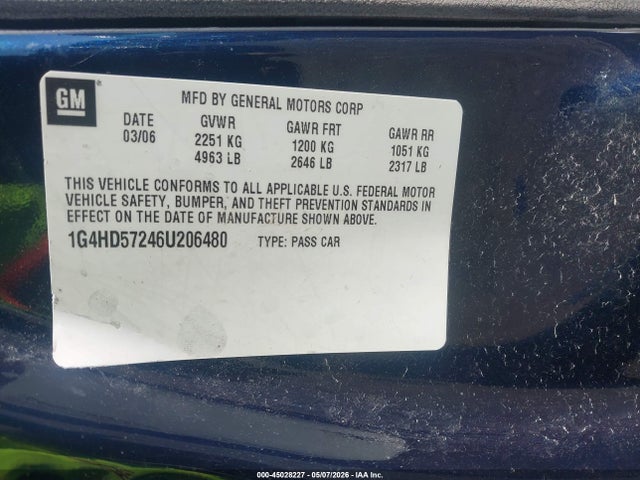 Buick Lucerne Cxl