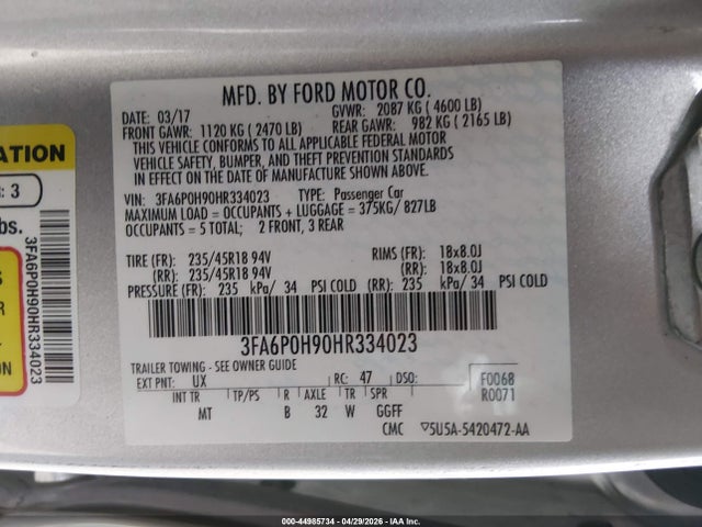 Ford Fusion Se