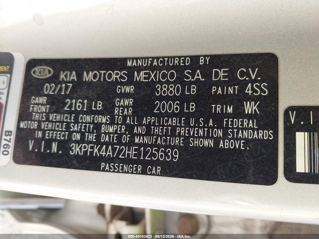 Kia Forte Lx