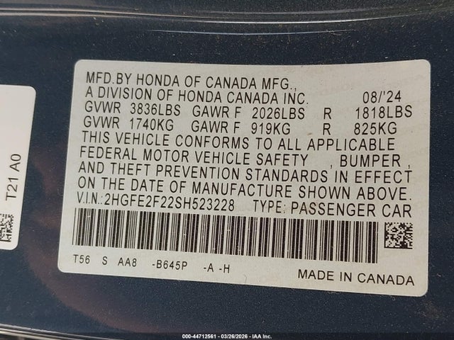 Honda Civic Lx