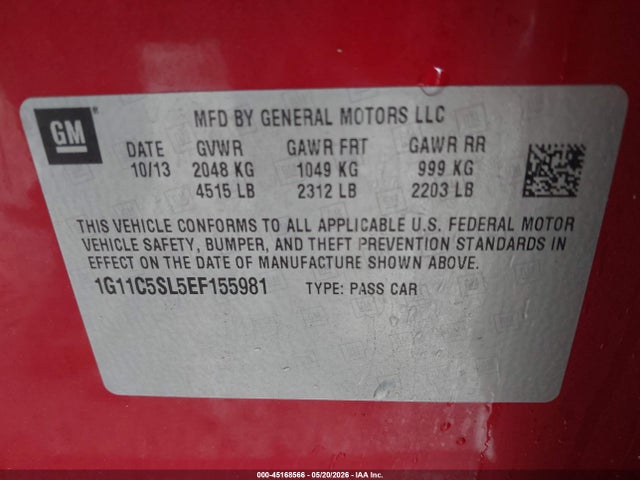 Chevrolet Malibu 1lt