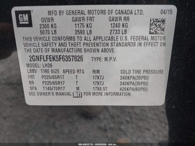 Chevrolet Equinox 1lt