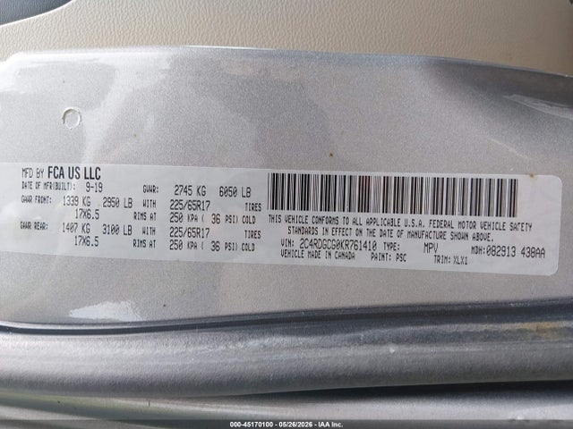 Dodge Grand Caravan Sxt