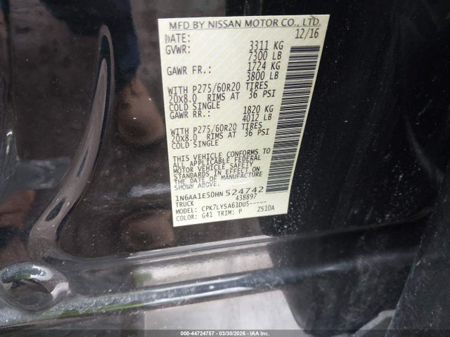 Nissan Titan Platinum Reserve
