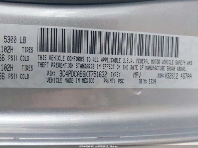 Dodge Journey Se Value Package