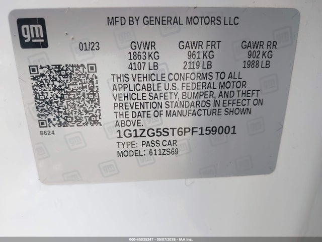 Chevrolet Malibu Fwd Rs
