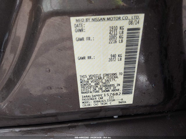 Nissan Altima 2.5 Sv