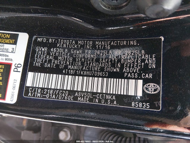 Toyota Camry Le