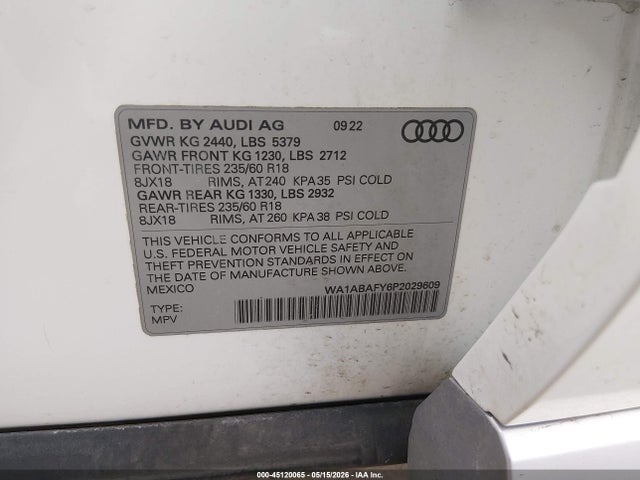 Audi Q5 Premium 40 Tfsi Quattro S Tronic
