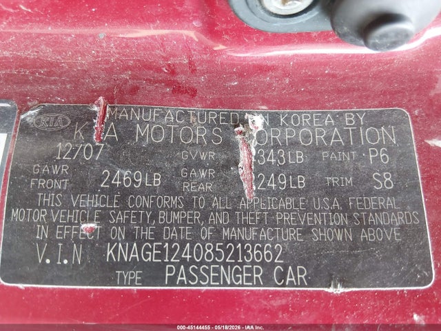 Kia Optima Lx V6