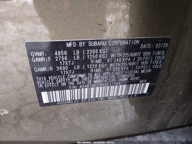 Subaru Outback Premium