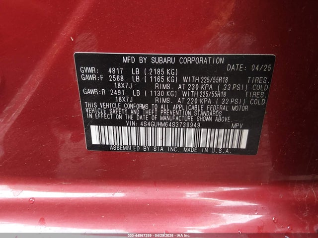 Subaru Crosstrek Limited