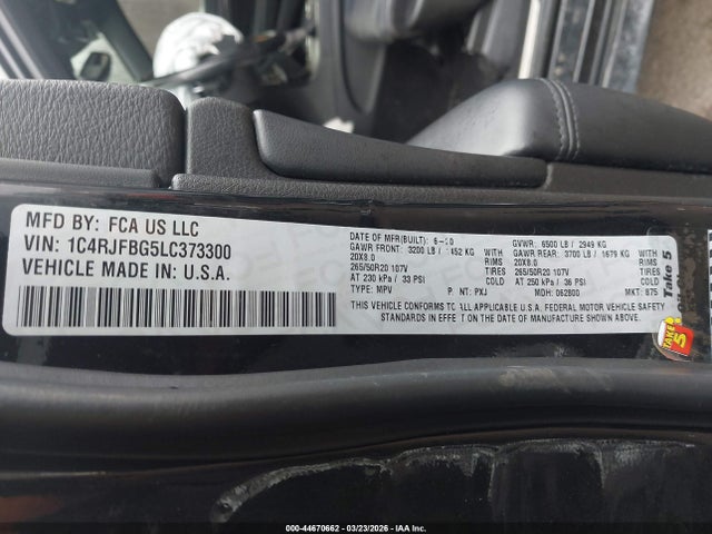 Jeep Grand Cherokee Limited X 4x4