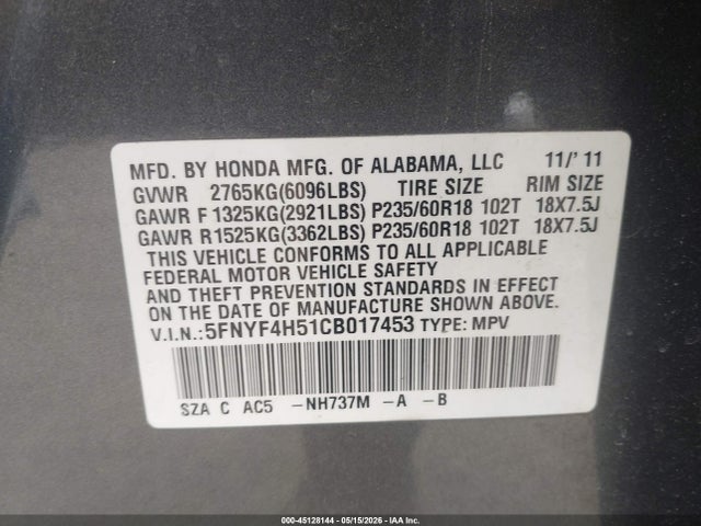 Honda Pilot Ex-l