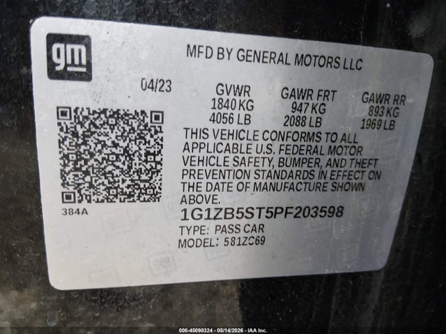 Chevrolet Malibu Fwd Ls