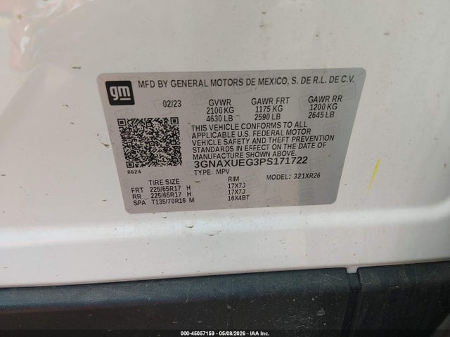 Chevrolet Equinox Awd Lt