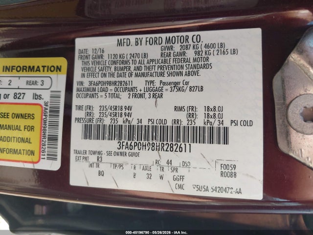 Ford Fusion Se