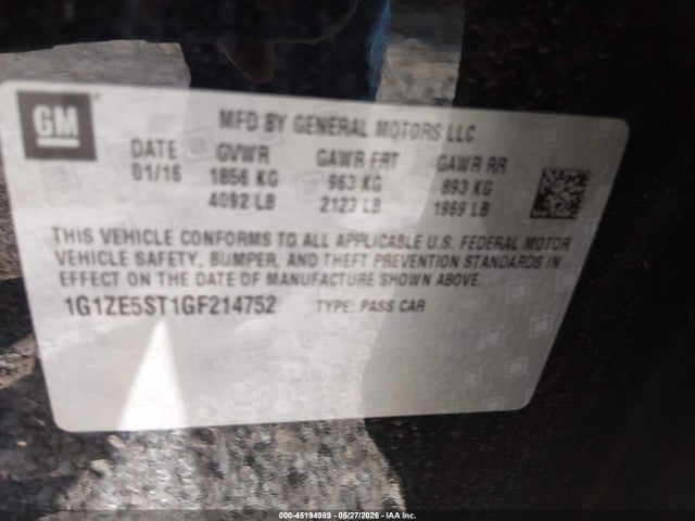 Chevrolet Malibu 1lt