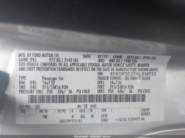 Ford Focus Se