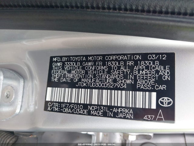 Toyota Yaris Le