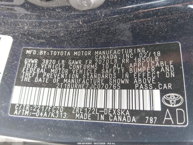 Toyota Corolla Se